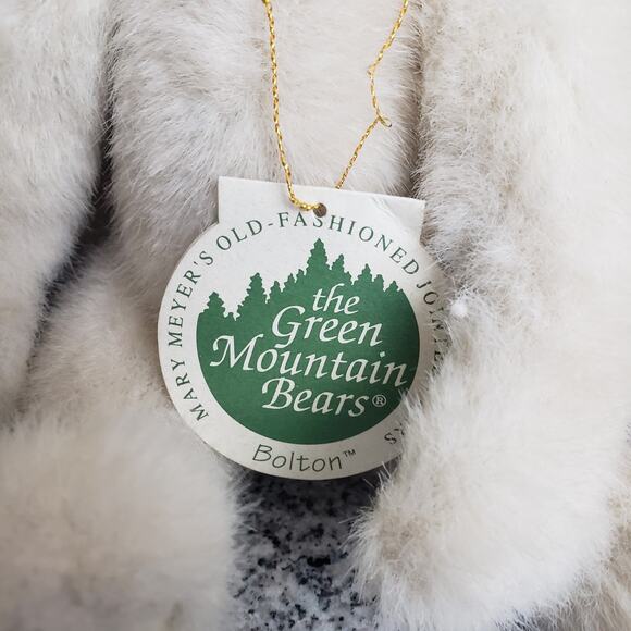 VTG 1993 Mary Meyer Old Fashioned Jointed Green Mountain‎ Teddy Bears Lot of 2 - Picture 3 of 11